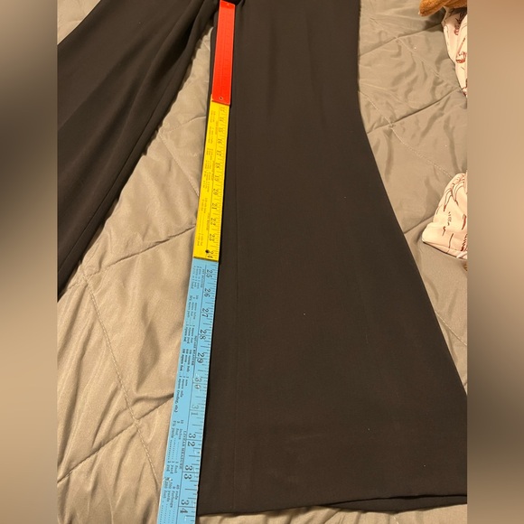 Long Tall Sally Black Wide-Leg Pants US size 10 - Picture 3 of 8